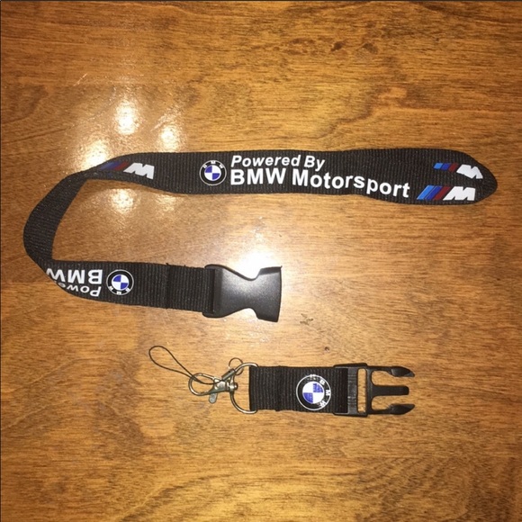 New BMW ID Badge Holder Lanyard Black & White - Picture 3 of 6